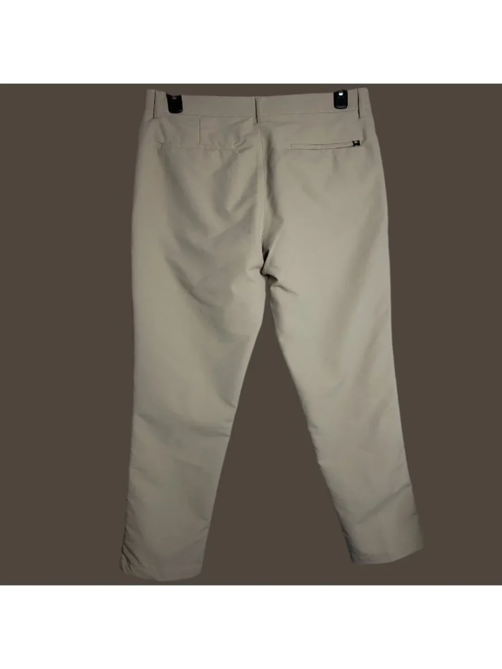 Banana Republic Mens Chino Classic Flat Front Pants Beige 34/29